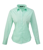 Premier Ladies Long Sleeve Poplin Blouse