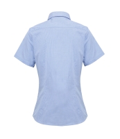 Premier Ladies Gingham Short Sleeve Shirt