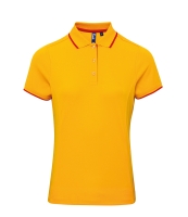 Premier Ladies Contrast Coolchecker® Piqué Polo Shirt