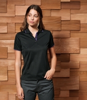Premier Ladies Contrast Coolchecker® Piqué Polo Shirt