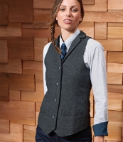 Premier Ladies Herringbone Waistcoat