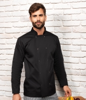 Premier Unisex Long Sleeve Stud Front Chef's Jacket