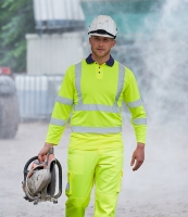 Pro RTX High Visibility Long Sleeve Polo Shirt