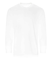 Unisex White Long Sleeve 
