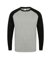 SF Men Long Sleeve Baseball T-Shirt