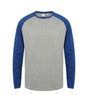 SF Men Long Sleeve Baseball T-Shirt
