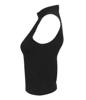 SF Ladies High Neck Crop Vest