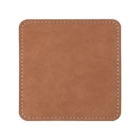 Estate Agent Leather Square Coaster x 10