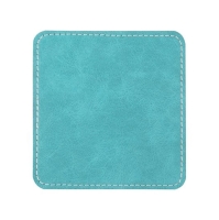 Estate Agent Leather Square Coaster x 10
