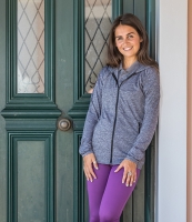 Spiro Ladies Hooded T-Shirt Jacket