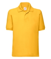 Fruit of the Loom Kids Poly/Cotton Piqué Polo Shirt