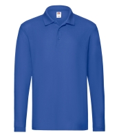 Fruit of the Loom Premium Long Sleeve Cotton Piqué Polo Shirt