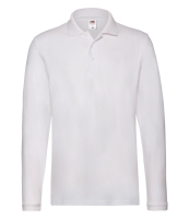 Fruit of the Loom Premium Long Sleeve Cotton Piqué Polo Shirt