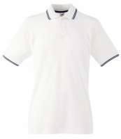 Fruit of the Loom Premium Tipped Cotton Piqué Polo Shirt