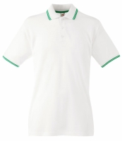 Fruit of the Loom Premium Tipped Cotton Piqué Polo Shirt