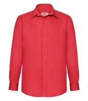 Fruit of the Loom Long Sleeve Poplin Shirt