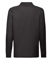 Fruit of the Loom Kids Long Sleeve Poly/Cotton Piqué Polo Shirt