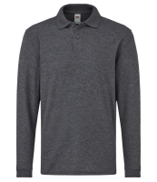 Fruit of the Loom Kids Long Sleeve Poly/Cotton Piqué Polo Shirt