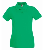 Fruit of the Loom Lady-Fit Premium Cotton Piqué Polo Shirt