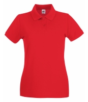 Fruit of the Loom Lady-Fit Premium Cotton Piqué Polo Shirt