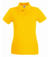 Fruit of the Loom Lady-Fit Premium Cotton Piqué Polo Shirt