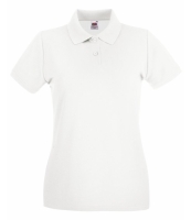 Fruit of the Loom Lady-Fit Premium Cotton Piqué Polo Shirt
