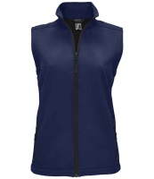 Ladies Navy Soft shell Gilet 
