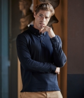 Tee Jays Luxury Fashion Stretch Long Sleeve Polo Shirt