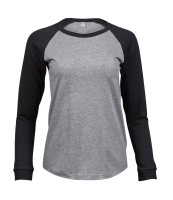 Tee Jays Ladies Long Sleeve Baseball T-Shirt