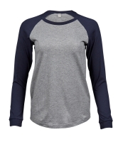 Tee Jays Ladies Long Sleeve Baseball T-Shirt