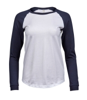 Tee Jays Ladies Long Sleeve Baseball T-Shirt