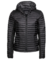 Tee Jays Ladies Crossover Hooded Padded Outdoor Jacket