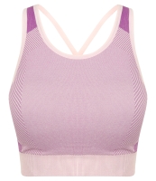 Tombo Ladies Seamless Panelled Crop Top
