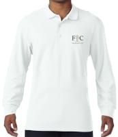 F&C Gildan Long Sleeve Premium Cotton® Double Piqué Polo Shirt 