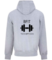 BFIT Heather Grey Zip up Hoody 
