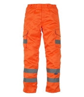 Yoko Hi-Vis Cargo Trousers with Knee Pad Pockets