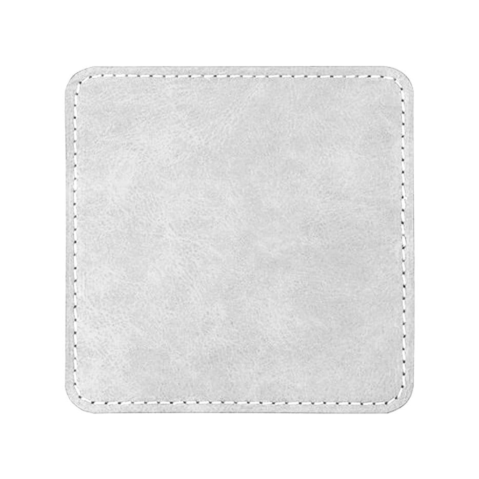 Estate Agent Leather Square Coaster x 10