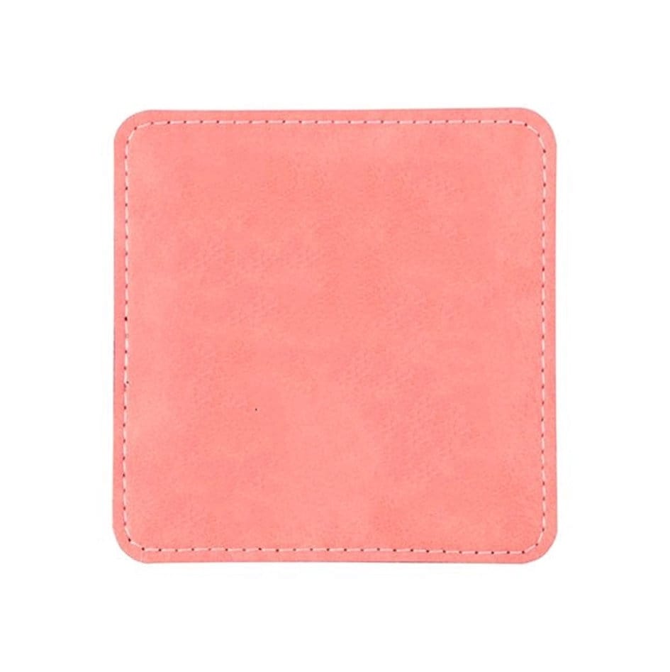 Estate Agent Leather Square Coaster x 10