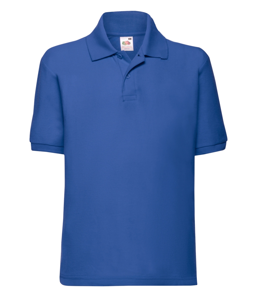 Fruit of the Loom Kids Poly/Cotton Piqué Polo Shirt