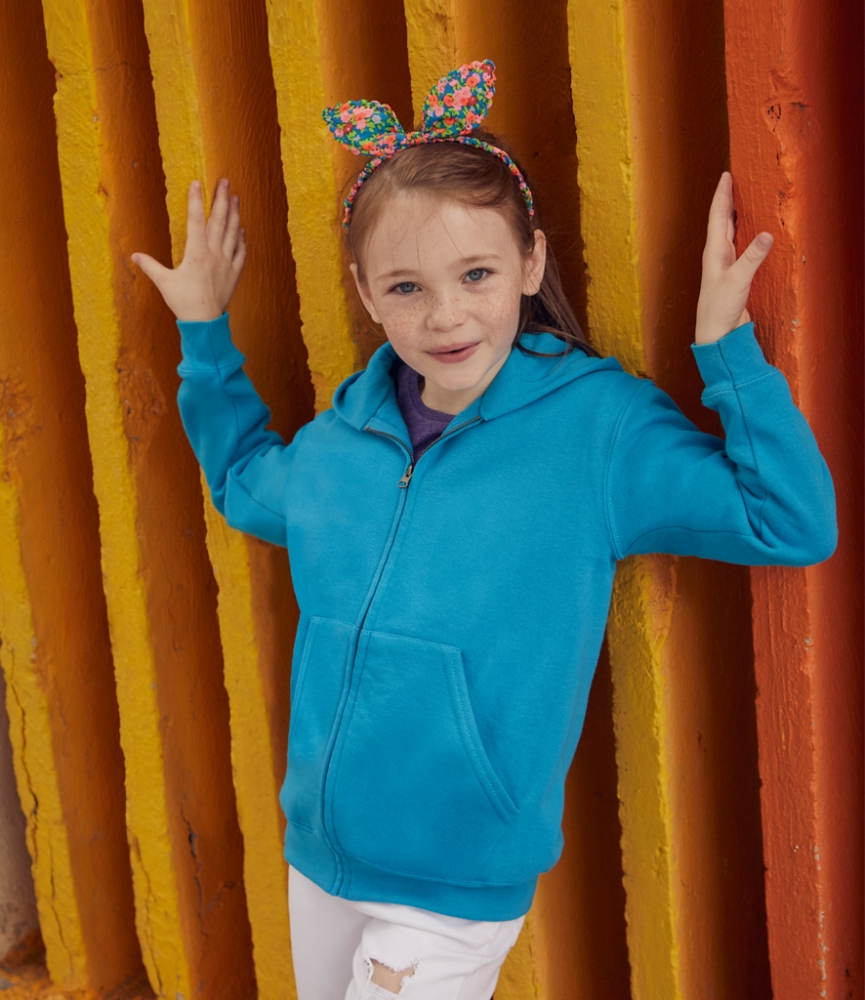 Fruit of the Loom Kids Classic Zip Hooded Sweatshirt