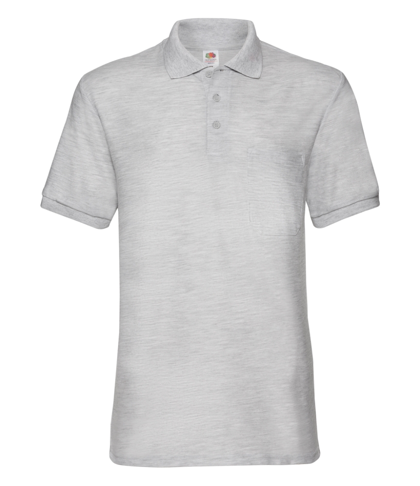 Fruit of the Loom Pocket Piqué Polo Shirt