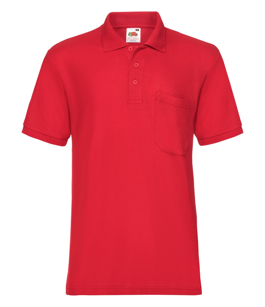Fruit of the Loom Pocket Piqué Polo Shirt