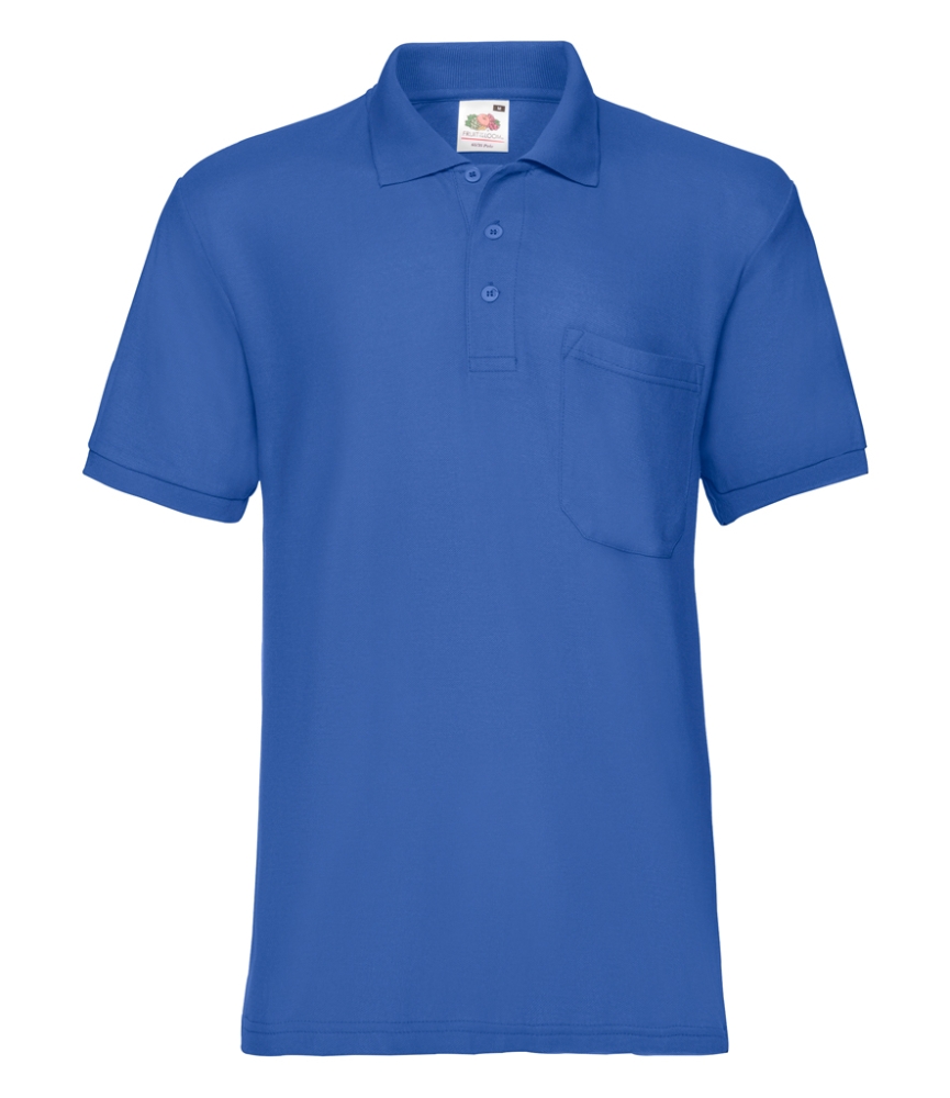 Fruit of the Loom Pocket Piqué Polo Shirt