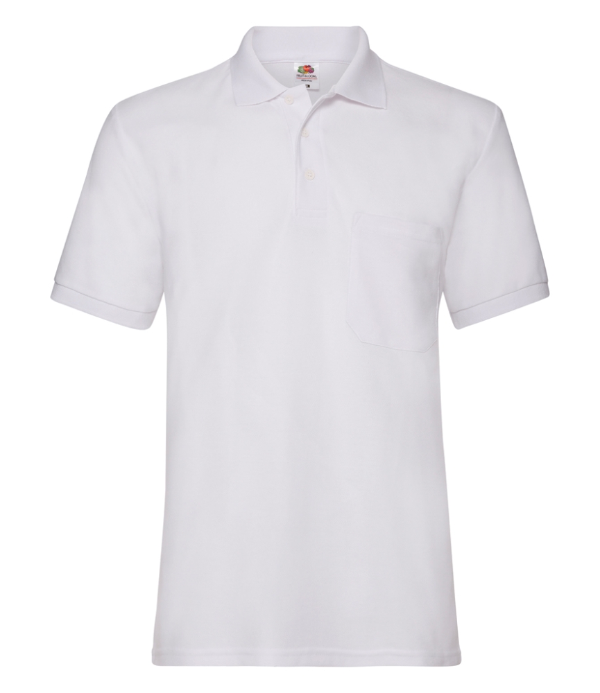 Fruit of the Loom Pocket Piqué Polo Shirt