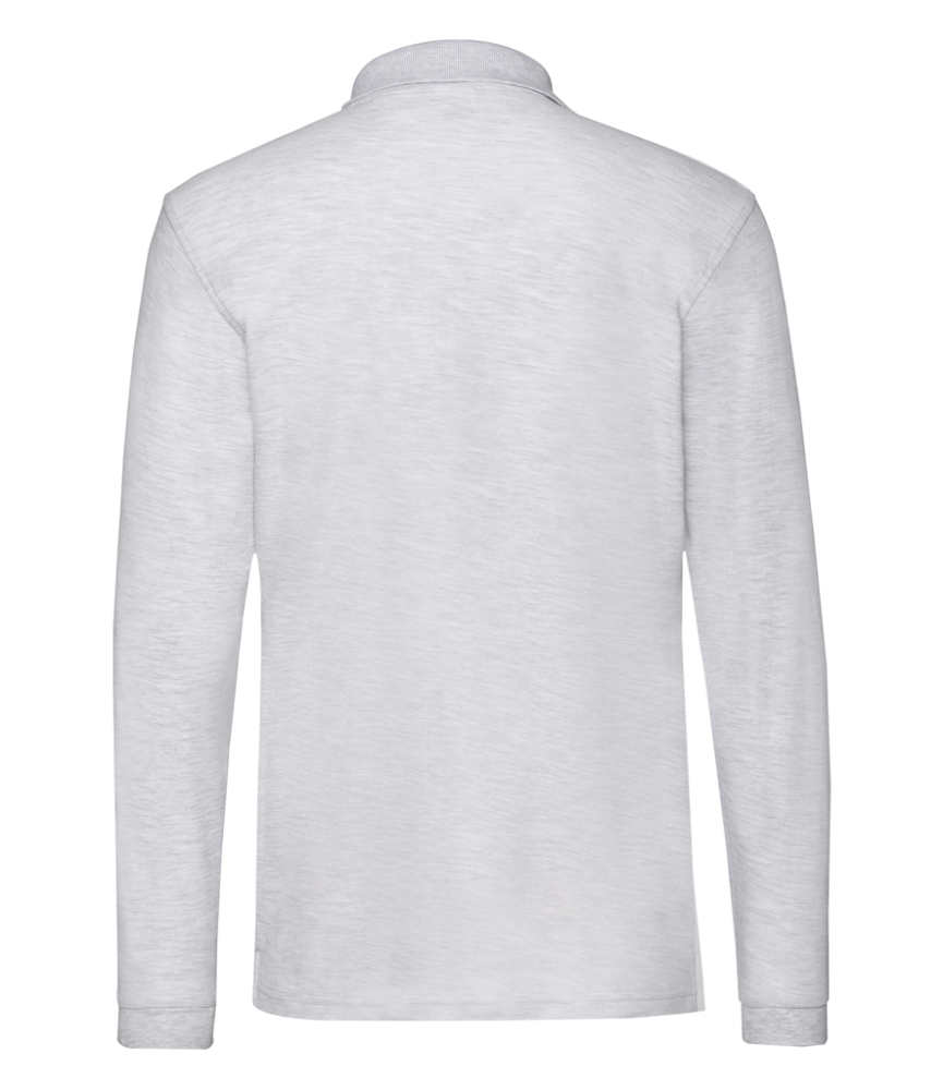 Fruit of the Loom Premium Long Sleeve Cotton Piqué Polo Shirt