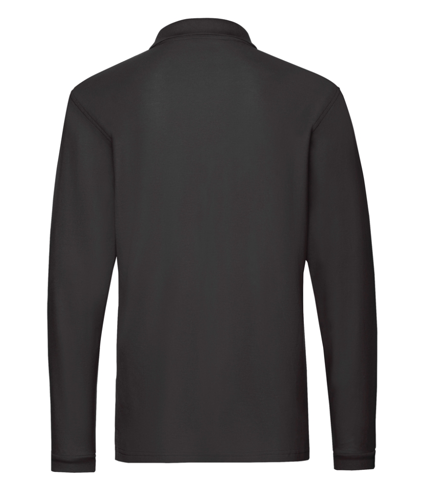 Fruit of the Loom Premium Long Sleeve Cotton Piqué Polo Shirt