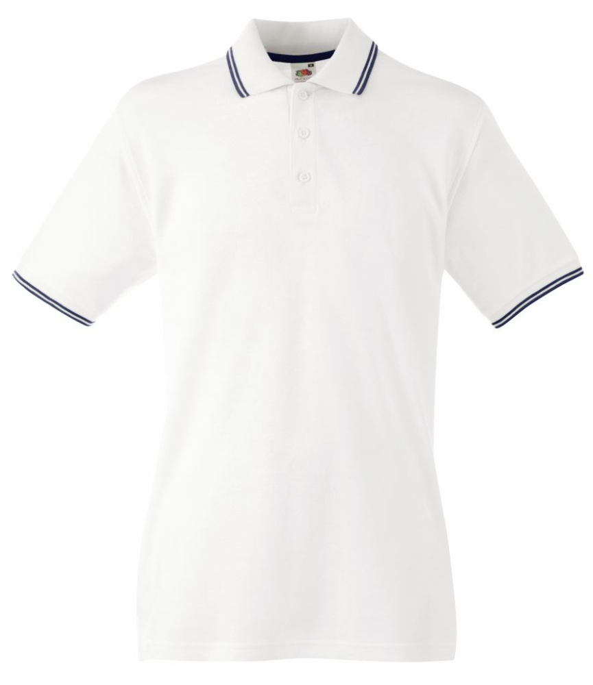Fruit of the Loom Premium Tipped Cotton Piqué Polo Shirt