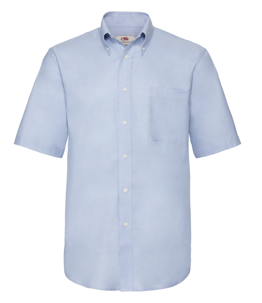 Fruit of the Loom Short Sleeve Oxford Shirt