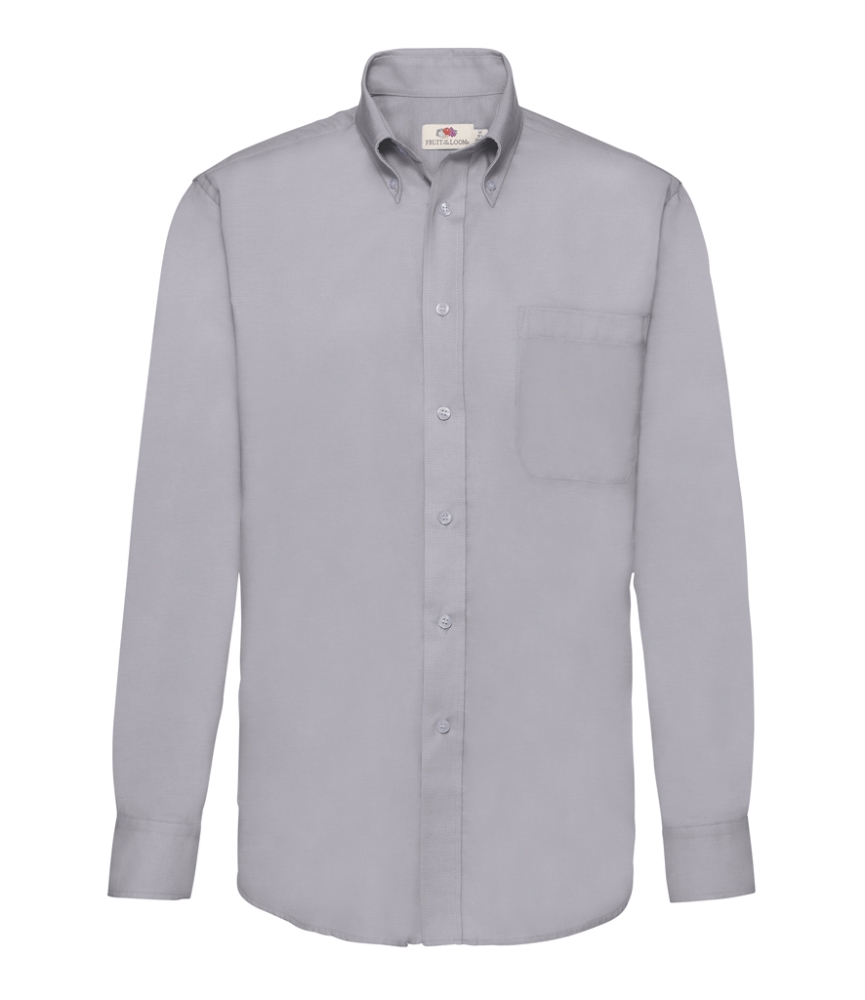 Fruit of the Loom Long Sleeve Oxford Shirt