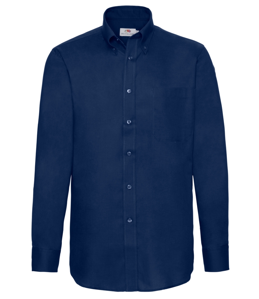 Fruit of the Loom Long Sleeve Oxford Shirt